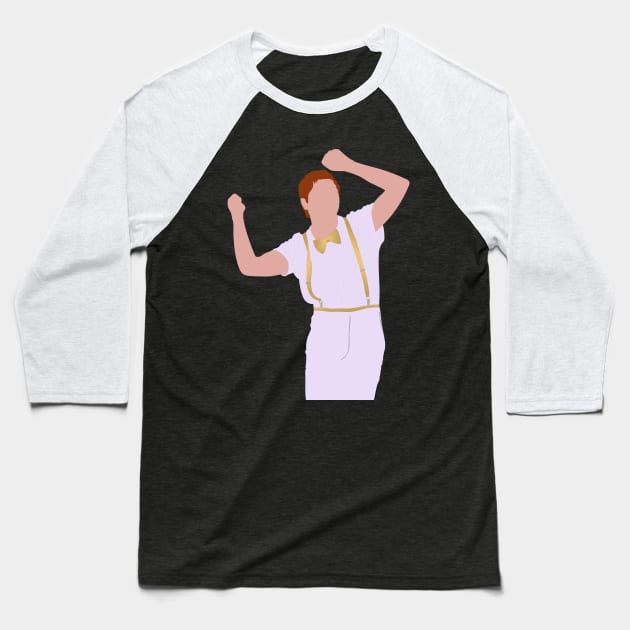 Party Allan Baseball T-Shirt by gleaner